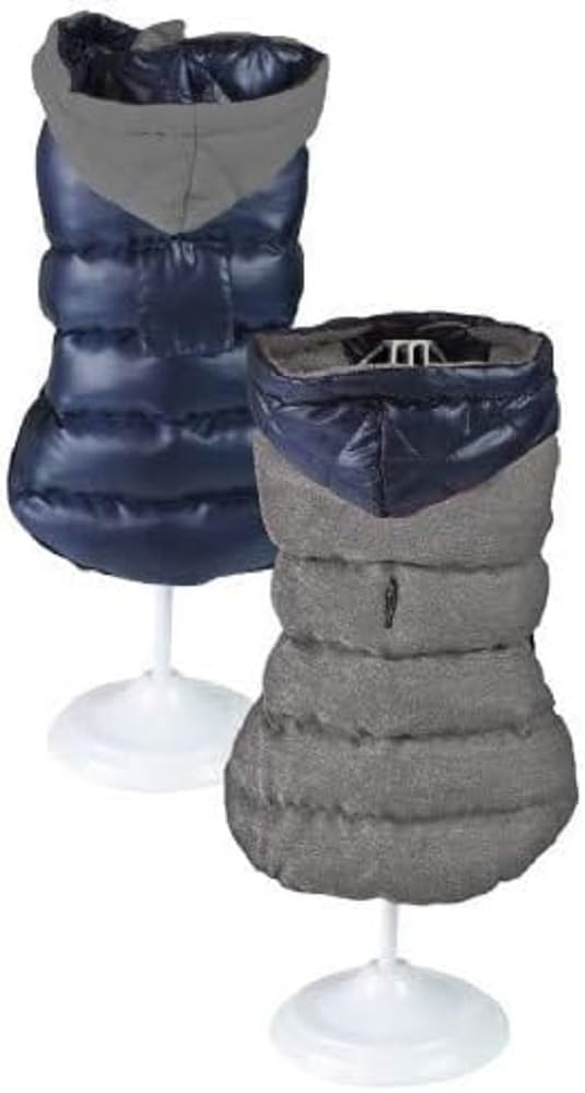 Blouson pour chien CROCI Twosides contre le froid veste bleue 20 cm