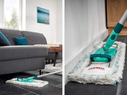 Leifheit Profi Cotton Plus Floor Wiper with Aluminium Handle, Mop, 55020 - Image 4