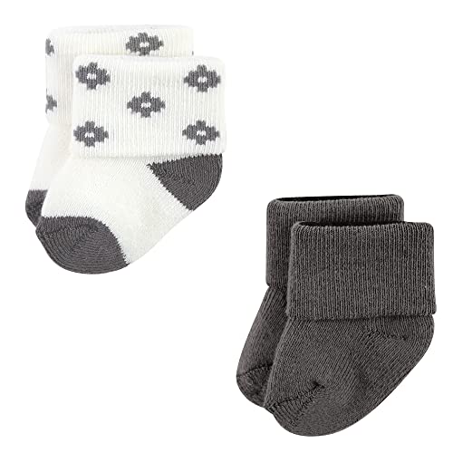 Image of Hudson Baby Baby 8-pack Cotton Rich Newborn and Terry Socks
