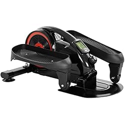 Eliptica Mini KM Fit Leg Trainer con Pantalla LCD y App | Bicicleta estática | Mini Bicicleta elíptica | Crosstrainer para casa y Oficina | Resistencia magnética continuamente Ajustable | hasta 100 kg