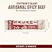 Foustman's Salami Spicy Beef Artisanal, Nitrate-Free, Naturally Cured, Gluten-Free, Dairy-Free, Pork-Free, 8 Oz