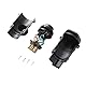 Feuunly 7 auf 13 Polig Anhänger Adapter Stecker, Anhänger Adapter 7 auf 13 Polig 12V, Nach ISO 1724 und ISO 11446, Für Anhänger PKW LKW RV KFZ Wohnwagen