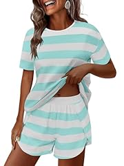 Green White Wide Striped