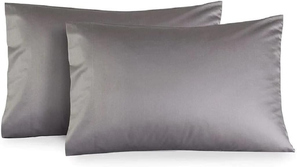 Royal Tradition Made in USA- Luxury 800 Thread Count Pure Cotton Bed Sheets Set (Queen Size-Grey) Heavyweight Sateen Weave Linens