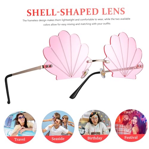 Lunettes sans monture PC dor&eacute; confortables et r&eacute;sistantes