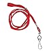 Brady 95093, 0.375" x 36" Red Lanyard, 3 Packs of 100 pcs