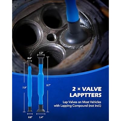 Orion Motor Tech Valve Spring Compressor Tool Kit, Valve Keeper Remover Installer Set with Valve Lapping Tools, Overhead Engine Valve Adjustment Tools for Valve Retainer Stem Seal Removal Installation