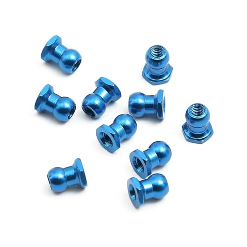Écrous à billes 5mm Tamiya 53640 en alu anodisé bleu pour une finition RC premium