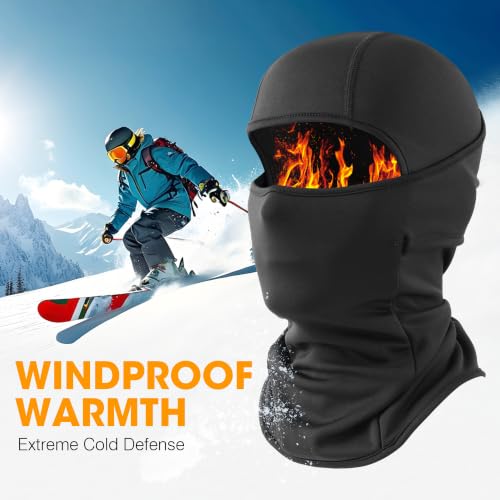 Image of WTACTFUL 1-2 Pack Ski Mask Balaclava, Windproof Warmer Thermal Winter Men