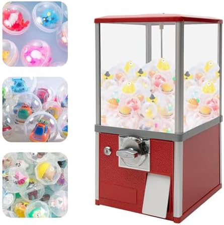 Automatic Coin-Operated Vending Machine for Bubblegum & Candy - Perfect for Retail, Game Stores, Kids' Parties, & Events - Durable, Easy to Use, High Profit Potential