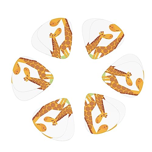 Lot de 12 médiators en forme de girafe pour guitare électrique et basse dans une boîte - Les Beatles, Paul McCartney, John Lennon, RIngo Starr, George Harrison Lot de 12 médiators en forme de girafe pour guitare électrique et basse dans une boîte – Image 3