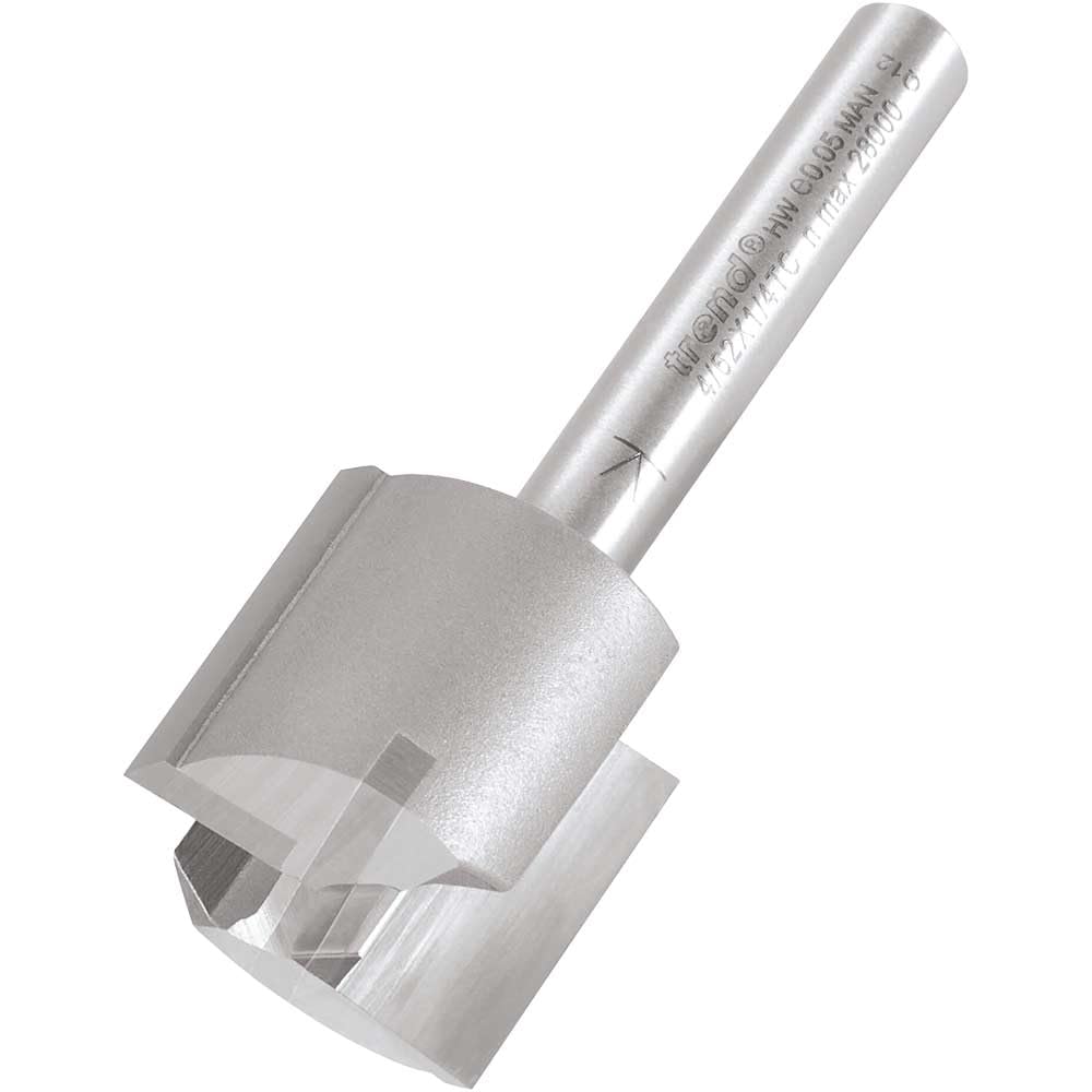 Trend Two flute cutter 21mm diameter, 4/62X1/4TC, Black