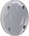 GF Piping Systems CPVC Pipe Fitting, Blind Flange, Schedule 80, Gray, 2"