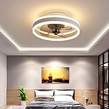 [Nuevo motor y aspa de ventilador grande]: diseño de 3 aspas de ventilador grandes, volumen de aire supergrande, velocidad del viento ajustable de 6 velocidades, material ABS duradero para garantizar un funcionamiento silencioso, estable y seguro del ventilador. El motor reversible de 24 W tiene función de inversión de invierno. Puede configurar el tiempo en 1 hora / 2 horas / 4 horas, el ventilador se apaga automáticamente y es conveniente configurar la hora por la noche.
