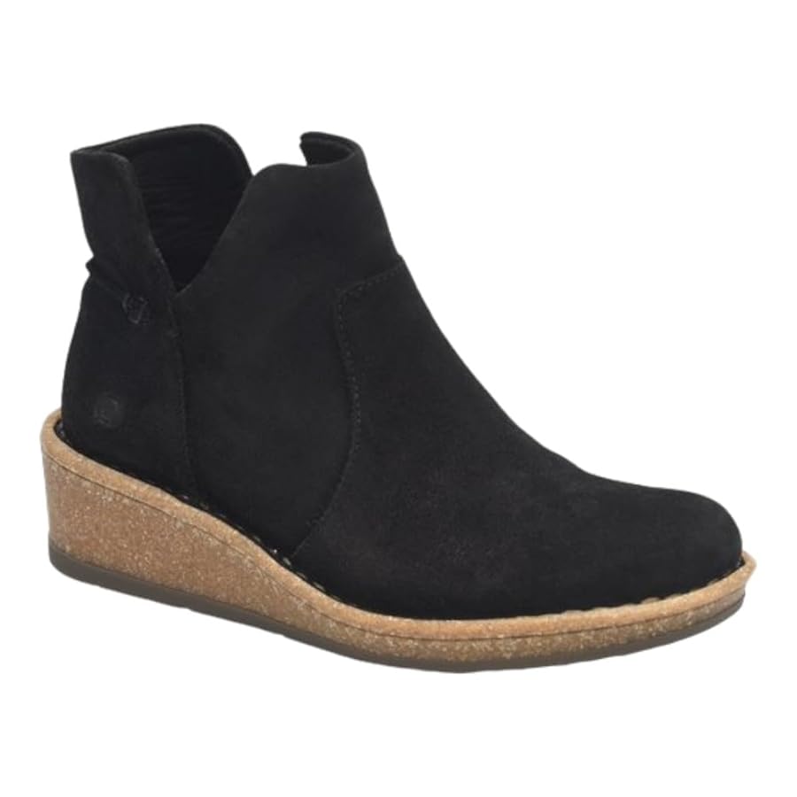 Amazon.com | BORN Women's Viv Black Distressed 6 M | Ankle