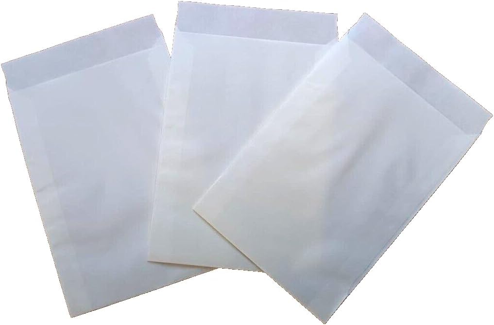 Papiertüten weiß flach 8,5 x 11,5cm (1000St.) von BLÜHKING®
