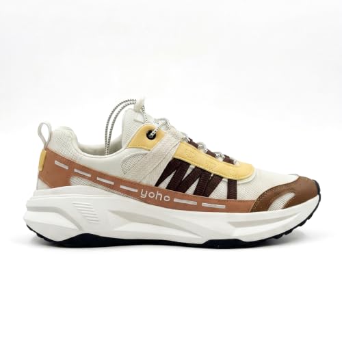 Image of YOHO Men's Sneakers Jipsi | Stylish, Comfortable, Anti Skid & Breathable | Walking, Jogging & Lace Up Casual Sport Shoes for Man /Gents