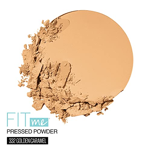 Image of Maybelline Fit Me Matte + Poreless Pressed Face Powder Makeup & Setting Powder, Golden Caramel, 1 Count (Pack of 2)