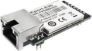 JOFUUM Servidor de Red Eport-E20 Puerto FreeRTOS TTL Serie A Ethernet Módulo Integrado DHCP 3.3V IP Telnet WiFi