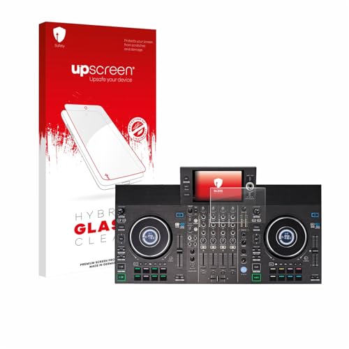 upscreen Screen Protector Film Compatible with Denon DJ SC Live 4 (Jog) - 9H Glass Protection, Extreme Scratch Resistant
