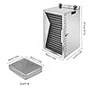 Food Dehydrator 18 Stainless Steel Trays Freeze Dry Machine, 110V Dehydrator Machine with Adjustable Timer and Temperature Control for Jerky, Dog Treats, Meat, Fruit, Herbs