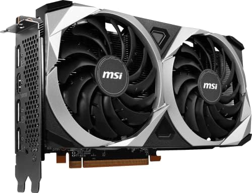 MSI Radeon RX 6600 MECH 2X 8G Gaming Graphics Card - 8GB GDDR6, 2491 MHz, PCI Express 4 x 8, 128-bit, 3x DP v 1.4a, HDMI 2.1 (Supports 4K & 8K)