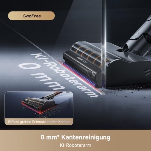 dreame V30 Akku Staubsauger, 0 mm Kantenreinigung, 30000Pa/330 AW Saugkraft