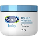 Cetaphil Baby Healing Ointment, Diaper Rash Ointment Soothes and Protects Baby's Irritated Skin, Skin Protectant For Dry Skin, 12oz