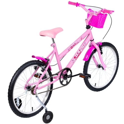 Bicicleta Aro 20 Infantil MTB Girl Com Roda Lateral (rosa)