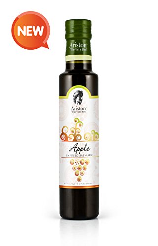 Ariston Apple Infused Sweet Balsamic Vinegar 8.45 fl oz Premium Organic 100% Italian