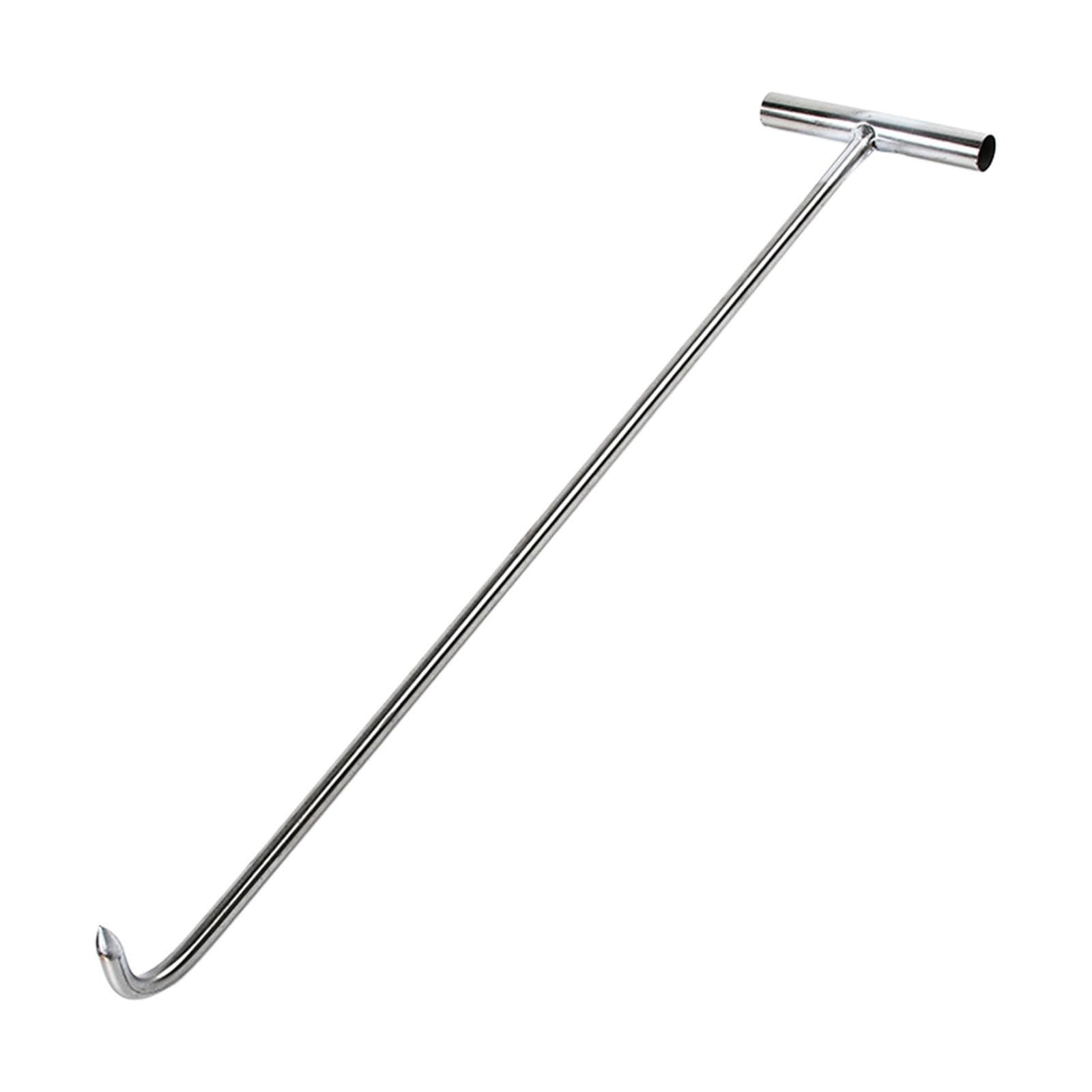 Strumento per Gancio per tombino Molle di Sollevamento per Porta Apri Coperchio per tombino Sollevatore per fogna Strumento di utilità Versatile e, 68 cm affilato