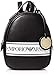 Produktbild Emporio Armani Designer Mini Fashion Rucksack mit Logo Stripe, (schwarz / weiß), Einheitsgröße