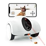 Smart Pet Camera, GULIGULI Movable Companion Robot for Pets, Dog Treat Camera, 1080P Full HD WiFi Pet Camera with Phone App, Night Vision, 2-Way Audio, No Monthly Fee (2.4G WiFi ONLY)