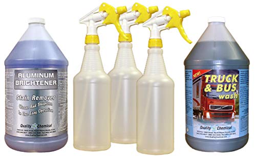 Quality Chemical Truck Wash and Aluminum Cleaner with Spray Bottles