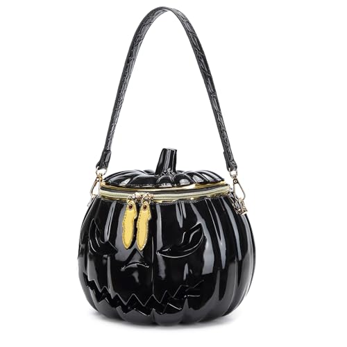 Guojiang Pumpkin Shape Crossbody Bag for Women Funny Messenger Bag Halloween Handbag Novelty Shoulder Bag Shopping Dating Bag3