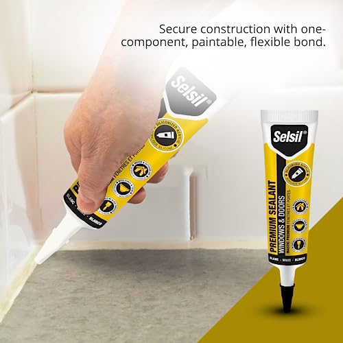 Selsil ALC-160 Siliconized Super Acrylic Latex Sealant, Indoor & Outdoor Paintable Caulk thumb #4