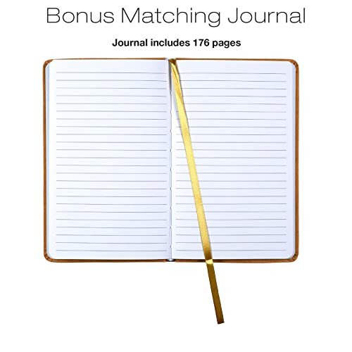 2023 Planner: Extra Thick Paper 8"X10" Resolute Planner With, 14 Months (November 2022 Through December 2023) Weekly Calendar/Weekly Planner Organizer With 5"X8" Journal (Brown) #TOP6