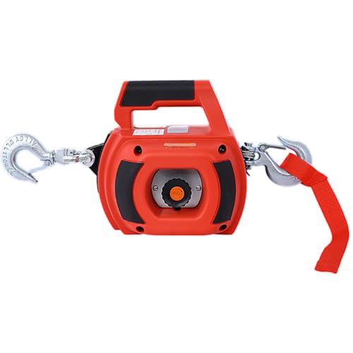 Winche portátil Geelife con capacidad de 750 lb y cable acero 40 pies