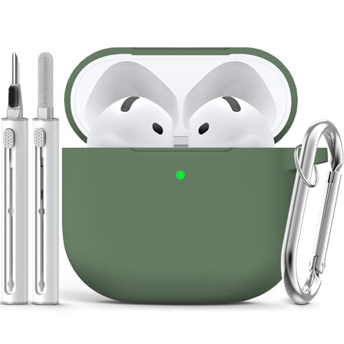 Image of Ljusmicker for AirPods 4 Case 2024 with Cleaner Kit,Sprout Green