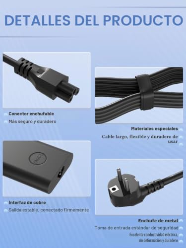 Adaptador de Corriente USB-C 130W de Alta Gama para Dell Precision 5