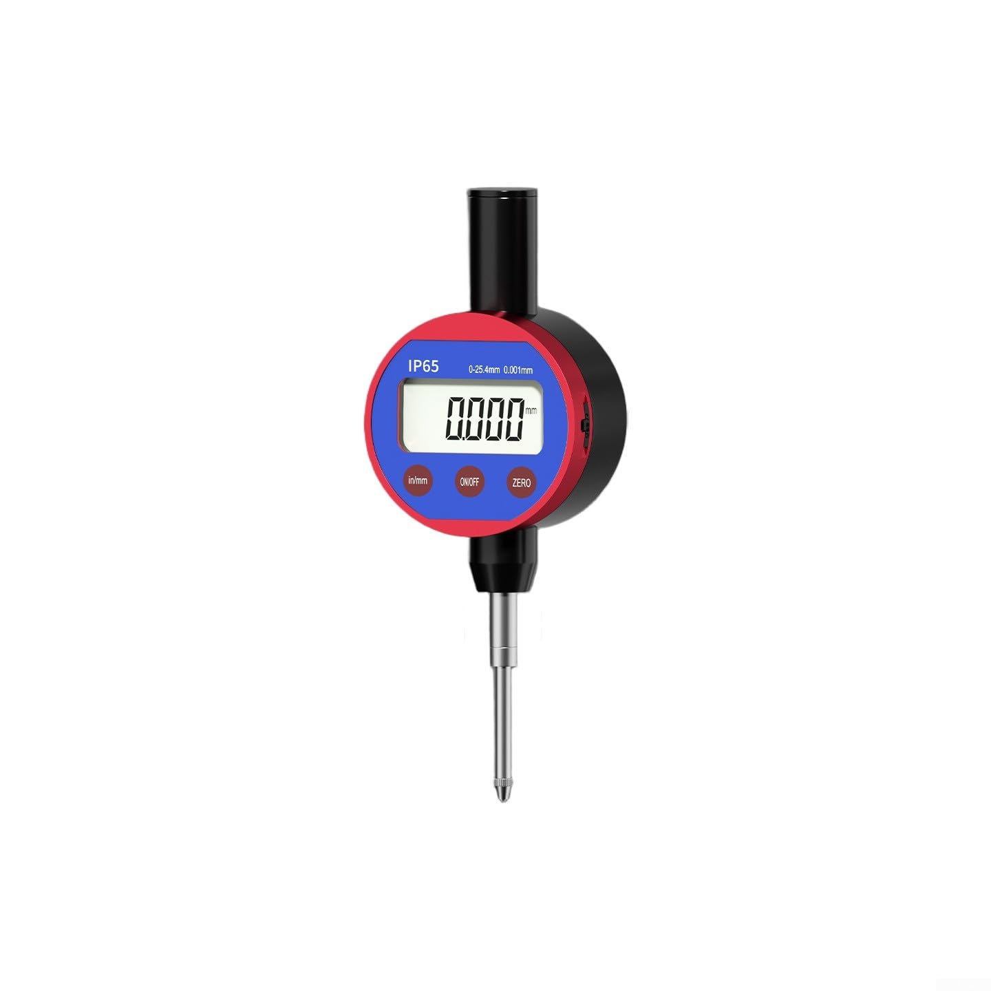Instrumento de medición digital de altura con indicador de dial para mediciones precisas de profundidad y altura en uso industrial (0-25.4)