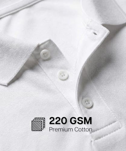 Image of Scott International Cotton Polo T Shirt | Collar Half Sleeves Plain T-Shirt | Tshirt for Men Stylish | Casual Tee for Office, Sports, Gym & Everyday Comfort | Men's Breathable All-Season Tshirt