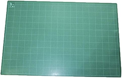 Dapetz ® Craft Cutting Mat Self Healing A1 Triple Layers - For Quilting, Sewing, Scrapbooking, Fabric & Papercraft - Imperial/Metric 35 Inch x 24 Inch / 900mm x 600mm - Green/Green