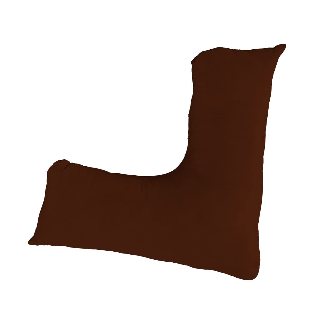 Sleep&Snuggle V Shaped Pillow Case Cover- Orthopaedic Nursing Maternity Pillow Case - Neck support for comfort and Soft Pillowcase (Brown)
