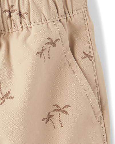 The Children's Place Boys' Uniform Pull on Cargo Shorts2