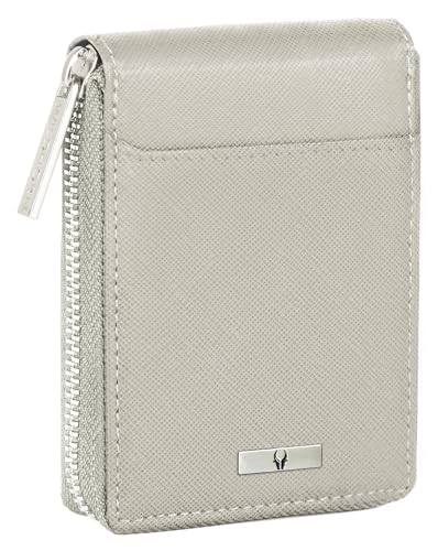Image of WildHorn Rfid Protected Leather Wallet For Men, Off White