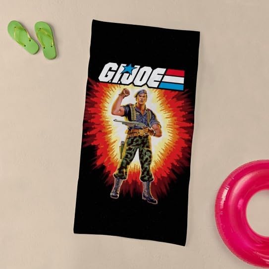 CafePress GI Joe: Flint 30"x60" Absorbent Cotton Back, Soft Beach, Pool Towel