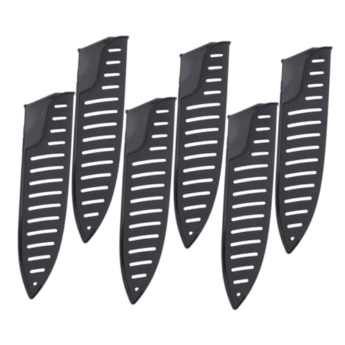 DECHOUS 6Pcs Reusable Knife Protector Sleeve Cutter Covers for Kitchen Knives Sheaths Essential Accessories for Home Cooking
