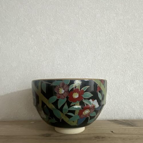 Mutsuko Kuwano Yamacha Matcha Bowl, December, Gosho Hana, Twelve Months Matcha Bowl Collection