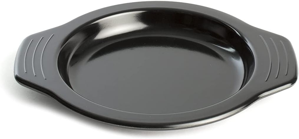 Crazy Korean Cooking Korean Stone Bowl (Dolsot), Sizzling Hot Pot for Bibimbap and Soup - Premium Ceramic (Large with Lid)